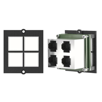 Bachmann Rahmen 4xTaster 4xRJ11  917.198 