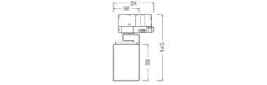 Ledvance TR SP HOUSING E GU10 WT 3-Ph- 