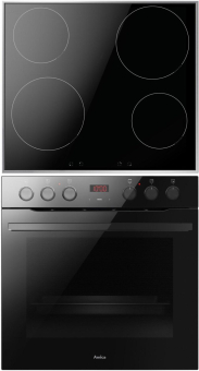 AMICA EHIX933133S sw Einbau-Herdset 