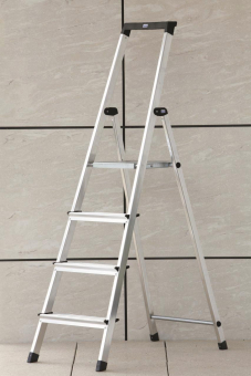 KRAU SOLIDY Alu-Leiter 3 Stufen   126214 