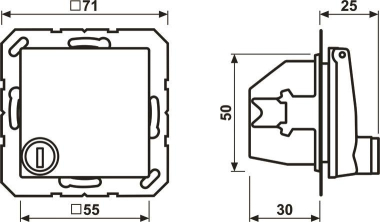 JG SCHUKO Steckdose     AS1520BFKLSLWW 
