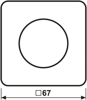 Jung Abdeckung m.Drehknopf      CD1740WW 