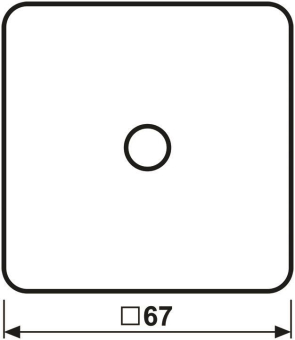 JG Abd. f. Lautstärkeregler  CD 594-8 WW 