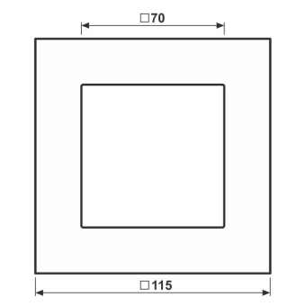 JG Rahmen 1fach           LSP981GLWW 