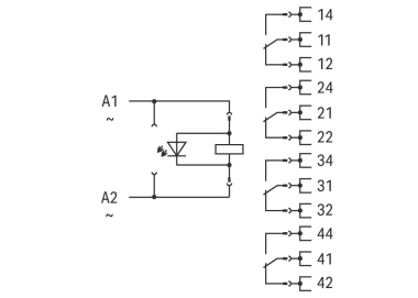 WAGO 858-508 Relaismodul, 