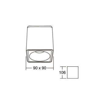 Brumberg LED-Anbaudownlight 230 12126173 