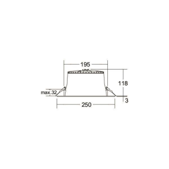 Brumberg LED-Einbaudownlight    12731173 