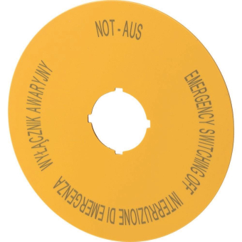 EATON M22-XAK5 Schild NOT-AUS     167641 