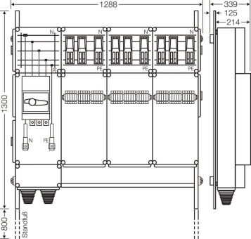 Hensel Ladeverteiler     Mi EV 43kW 9000 