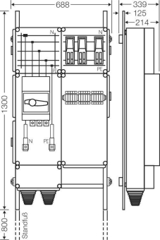 Hensel Ladeverteiler     Mi EV 43kW 3000 