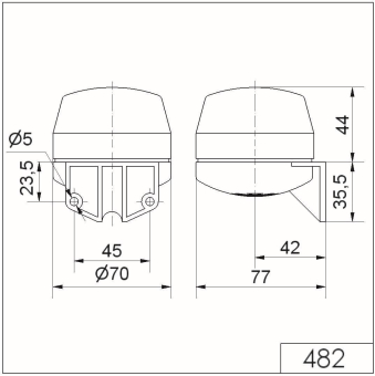 Werma Signalhupe WM Dauerton    48205255 