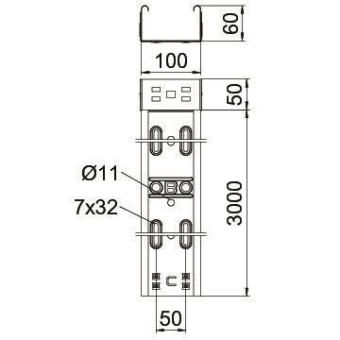 OBO RKSM 610 FSK SW Kabelrinne RKSM 