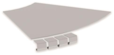 Unex Abdeckung Bogen 45  400mm  67414-04 