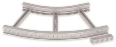 Unex Flachbogen 45  lichtgrau   67617-04 