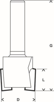 Bosch Scharniernutfräser 8mm  2608629367 