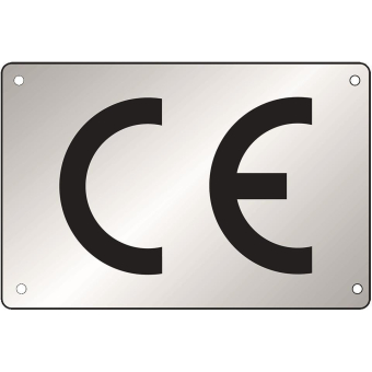 HEIN 8734 CE-Zeichen rechteckig 