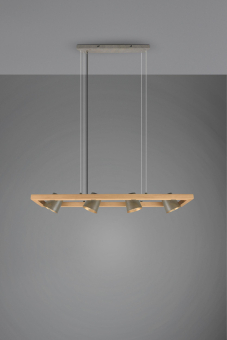 TRIO Pendelleuchte BELL 4-fl   301900467 