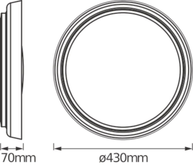 LEDV SMART+ TUNABLE WHITE Plate 430 