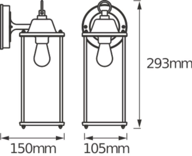 LEDV ENDURA  CLASSIC LANTERN SQ M 