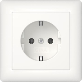 GIRA 444027 SCHUKO-Steckdose Vollplatte 