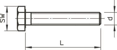 OBO SKS 12x100 A2 Sechskantschraube 