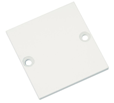 Rutec Endkappe white RAL9016       65976 