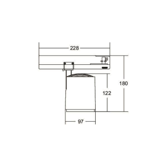 Brumberg LED-Schienenstrahler   88186163 