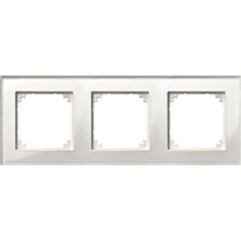 Merten M-PLAN-Echtglasrahmen 3f   489319 