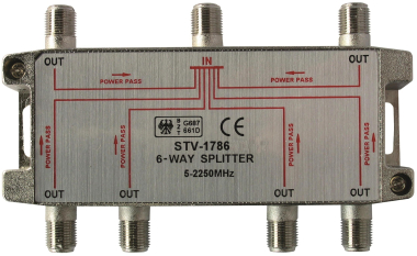 KREI SAT-Verteiler 6-fach       STV 1786 