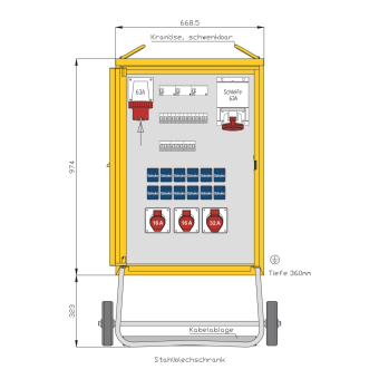 Walther F/M-Stromverteiler      83100803 