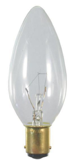 S&H Kerzenlampe 35x100mm BA15d     40889 