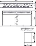 TEGA 19z Modulträger 1HE       100021505 
