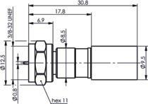 TG F-Kabelstecker, HDTV,     J01600A0009 