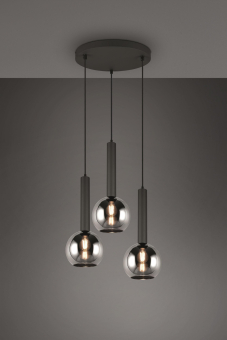 Trio Pendelleuchte CLAYTON, 3x 310390332 