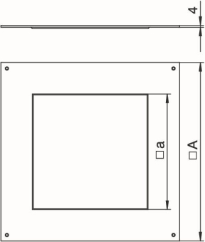 OBO DUG 250-3 9 Montagedeckel 250-2/3 f. 