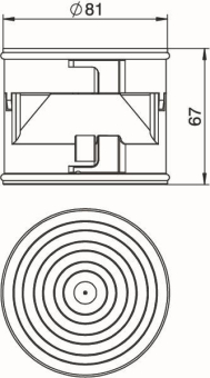 OBO TU GRAF9 9011 Tubus f.GRAF9 PA 