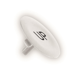 Schneider Tastenschild rund flach ZBA343 