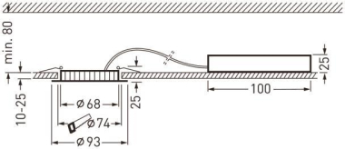 TRIL Slim-Downlight Aviella C01  6864640 
