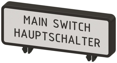 Siemens 3LD92861A Zusatzschild 