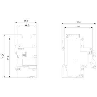 Siemens Fernantrieb 5ST3 COM 5ST3073-0MC 