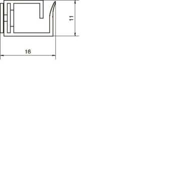 Hager Verdrahtungskanal flexibel   L2212 