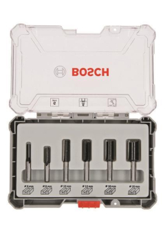 Bosch 2607017465 6tlg    6 TLG NUTFRÄSER 