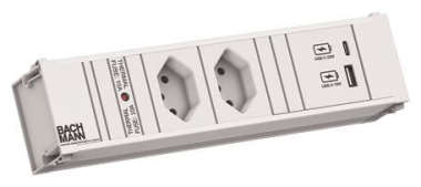 Bachmann CONI 2xCH 0° 1xUSB A/C  912.712 