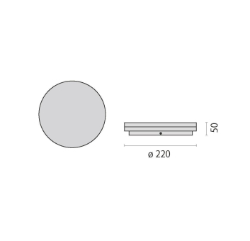 PIL LED-Wand-und Deckenleuchte   3105557 