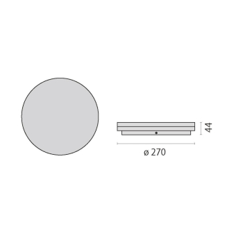 PIL LED-Wand-und Deckenleuchte   3105559 