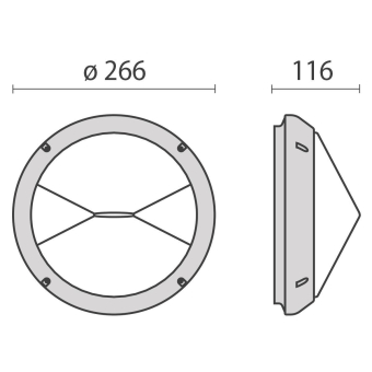 PIL SUPERDELTA TONDO SCHWARZ     001724 