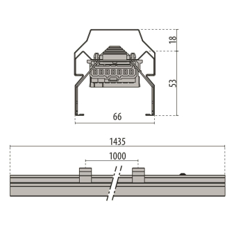 PIL RAIL-A TRY 5P L:1435          310554 