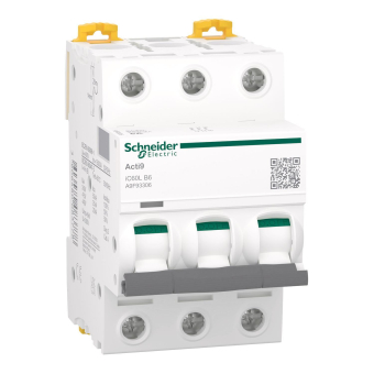 Schneider LS-Schalter iC60L 3p  A9F93306 