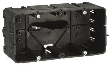 Hager Geräteeinbaudose 2fach   L4719SCHW 