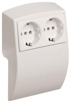 Hager Doppelsteckdose SL20051  L22509010 